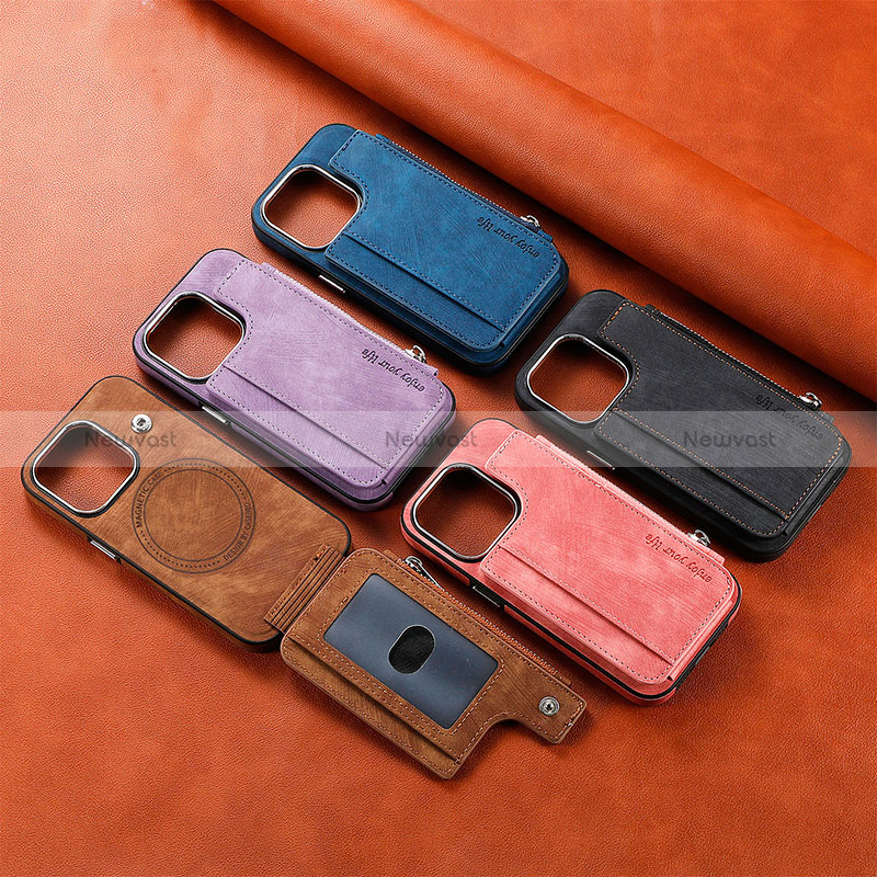 Soft Silicone Gel Leather Snap On Case Cover SD9 for Apple iPhone 15 Plus