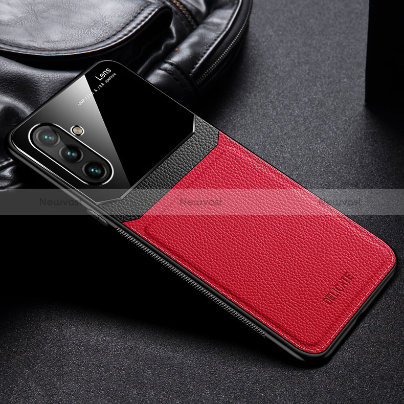 Soft Silicone Gel Leather Snap On Case Cover with Magnetic FL1 for Samsung Galaxy A04s