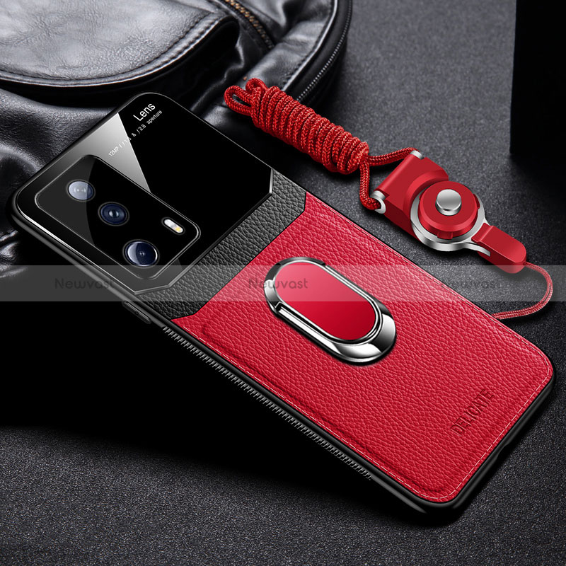 Soft Silicone Gel Leather Snap On Case Cover with Magnetic FL2 for Xiaomi Civi 2 5G