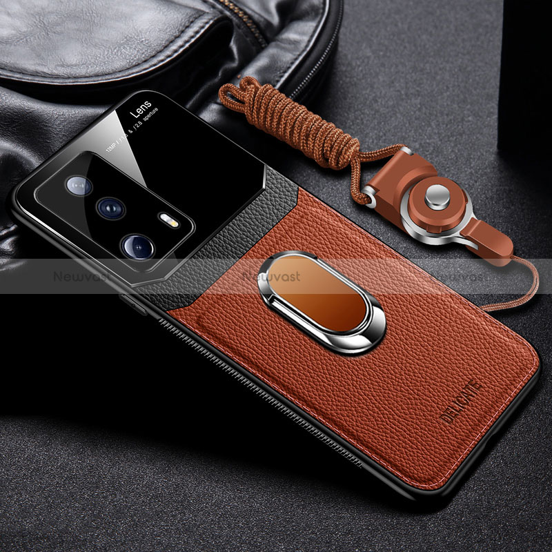 Soft Silicone Gel Leather Snap On Case Cover with Magnetic FL2 for Xiaomi Civi 2 5G