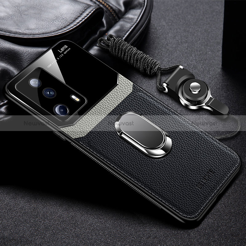 Soft Silicone Gel Leather Snap On Case Cover with Magnetic FL2 for Xiaomi Civi 2 5G