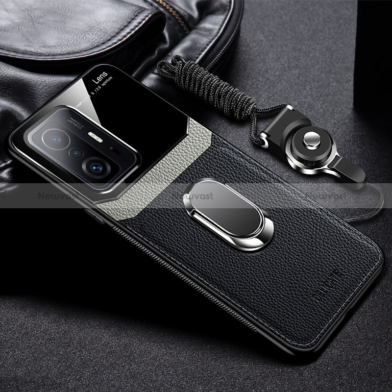 Soft Silicone Gel Leather Snap On Case Cover with Magnetic FL2 for Xiaomi Mi 11T 5G