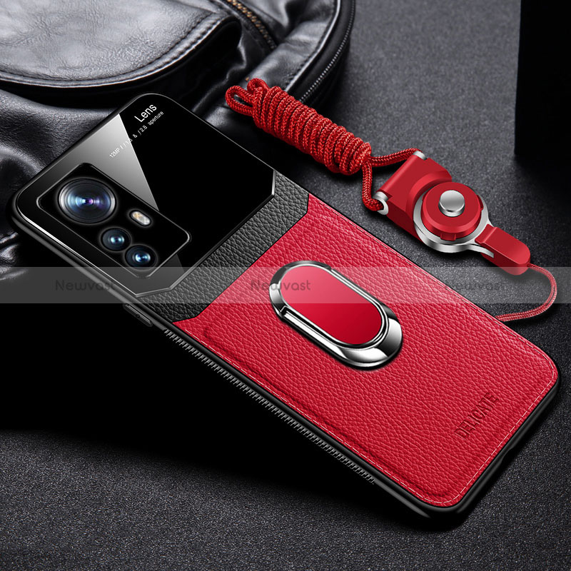 Soft Silicone Gel Leather Snap On Case Cover with Magnetic FL2 for Xiaomi Mi 12T 5G