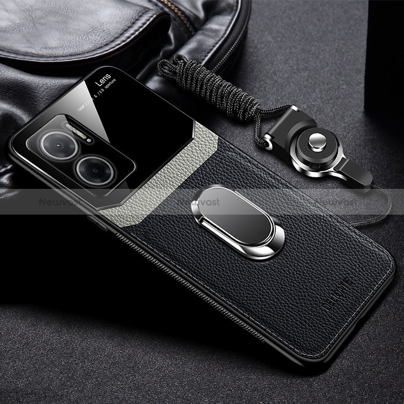 Soft Silicone Gel Leather Snap On Case Cover with Magnetic FL2 for Xiaomi Redmi 10 5G