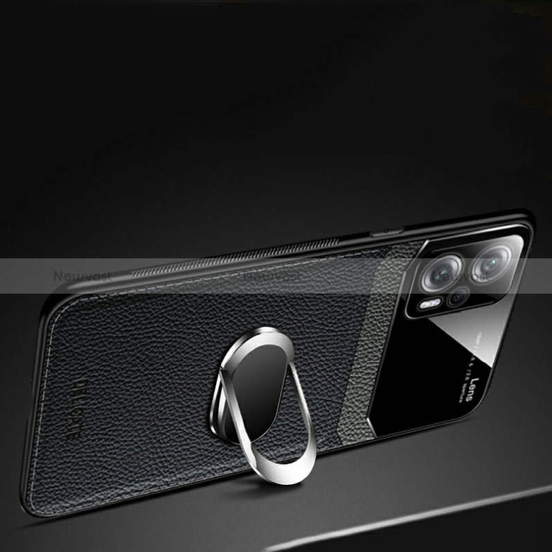 Soft Silicone Gel Leather Snap On Case Cover with Magnetic FL2 for Xiaomi Redmi Note 11T Pro 5G