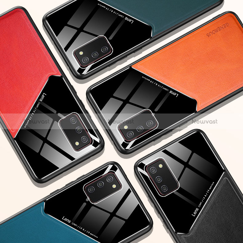 Soft Silicone Gel Leather Snap On Case Cover with Magnetic for Samsung Galaxy F02S SM-E025F