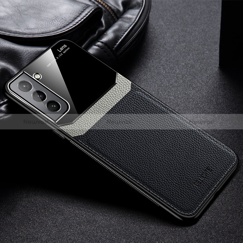 Soft Silicone Gel Leather Snap On Case Cover with Magnetic for Samsung Galaxy S24 5G