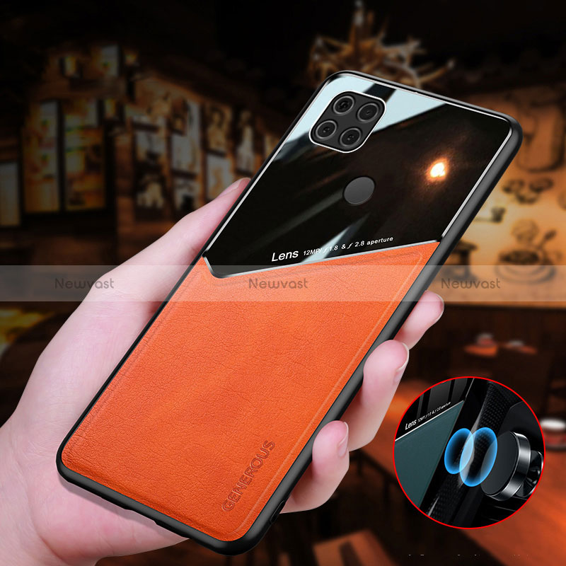 Soft Silicone Gel Leather Snap On Case Cover with Magnetic for Xiaomi POCO C3