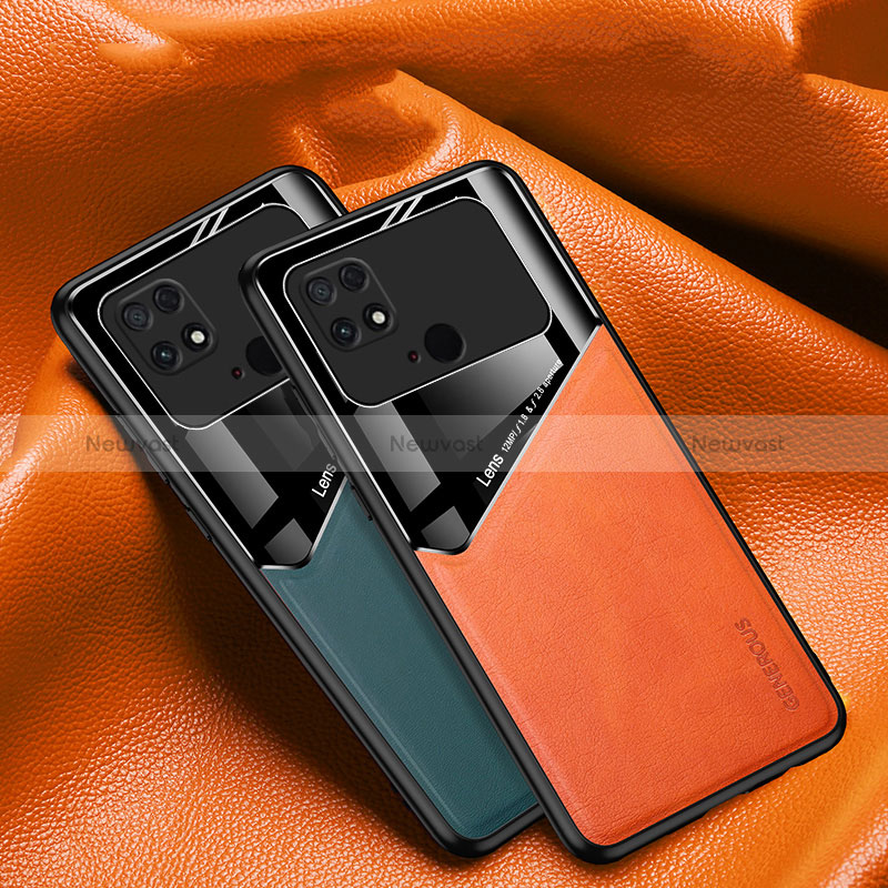Soft Silicone Gel Leather Snap On Case Cover with Magnetic for Xiaomi Poco C40