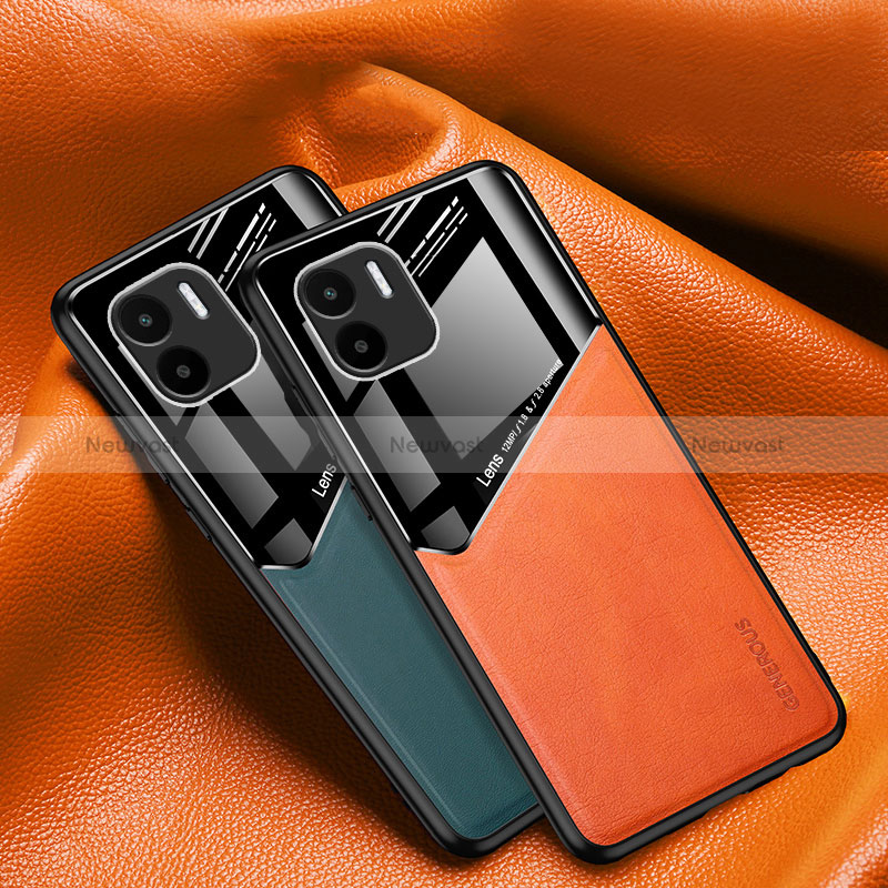 Soft Silicone Gel Leather Snap On Case Cover with Magnetic for Xiaomi Poco C50