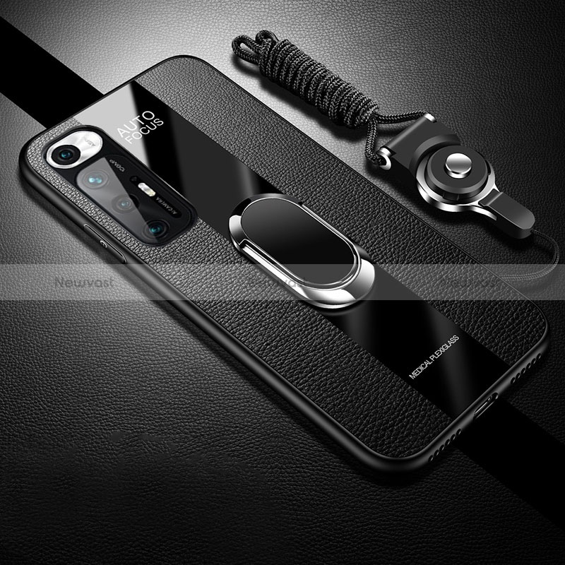 Soft Silicone Gel Leather Snap On Case Cover with Magnetic S01 for Xiaomi Mi 10S 5G