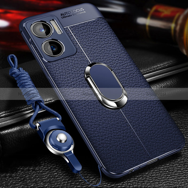 Soft Silicone Gel Leather Snap On Case Cover with Magnetic S01 for Xiaomi Redmi 10 5G