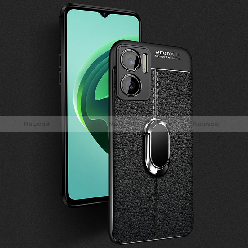 Soft Silicone Gel Leather Snap On Case Cover with Magnetic S01 for Xiaomi Redmi 10 5G