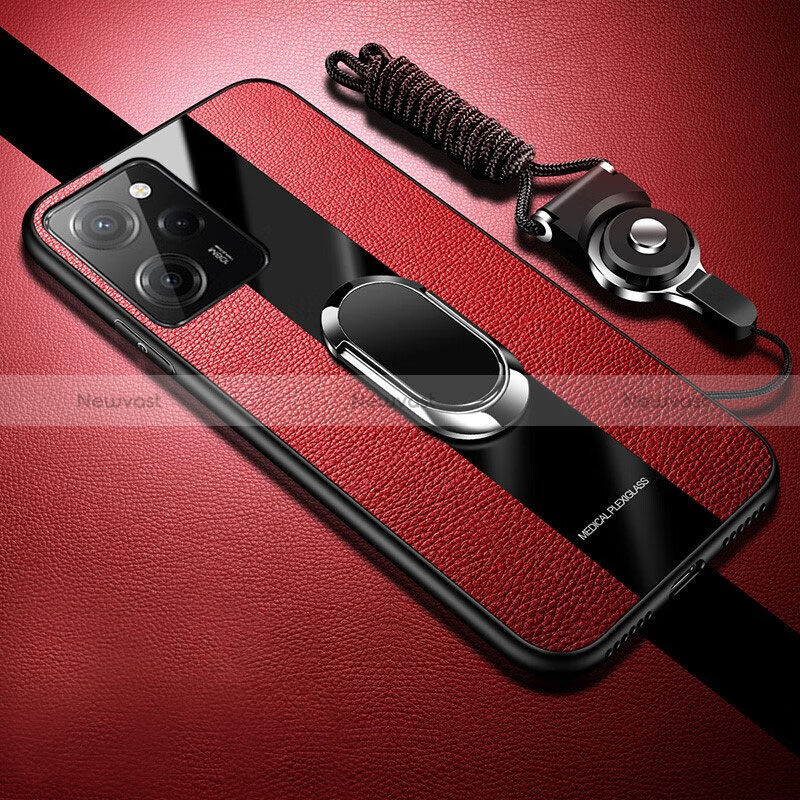 Soft Silicone Gel Leather Snap On Case Cover with Magnetic S01 for Xiaomi Redmi Note 12 Pro Speed 5G