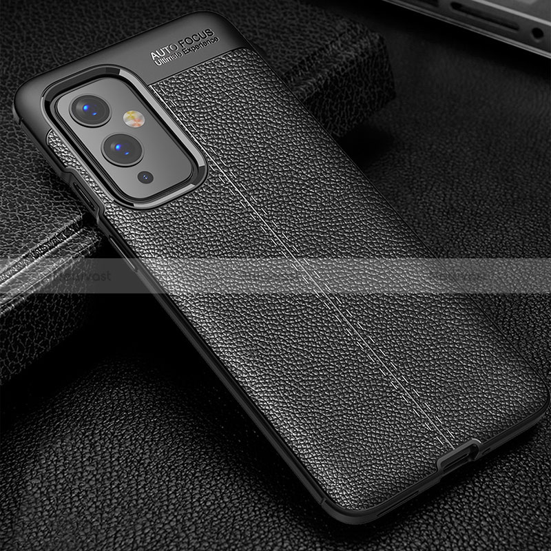 Soft Silicone Gel Leather Snap On Case Cover WL1 for OnePlus 9 5G