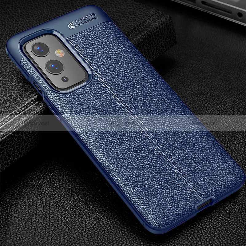 Soft Silicone Gel Leather Snap On Case Cover WL1 for OnePlus 9 5G