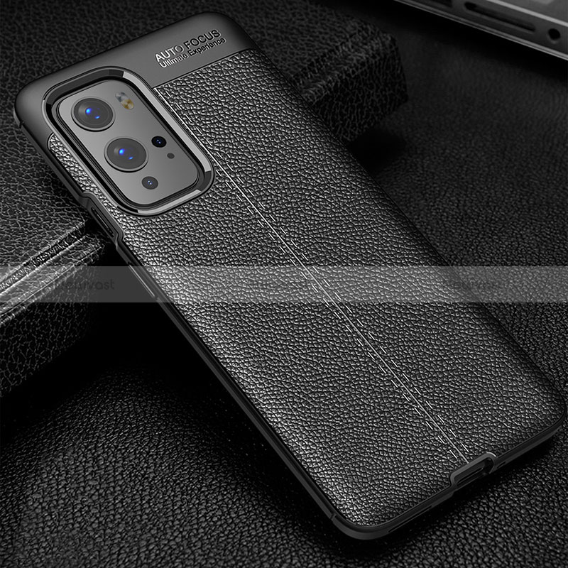 Soft Silicone Gel Leather Snap On Case Cover WL1 for OnePlus 9 Pro 5G