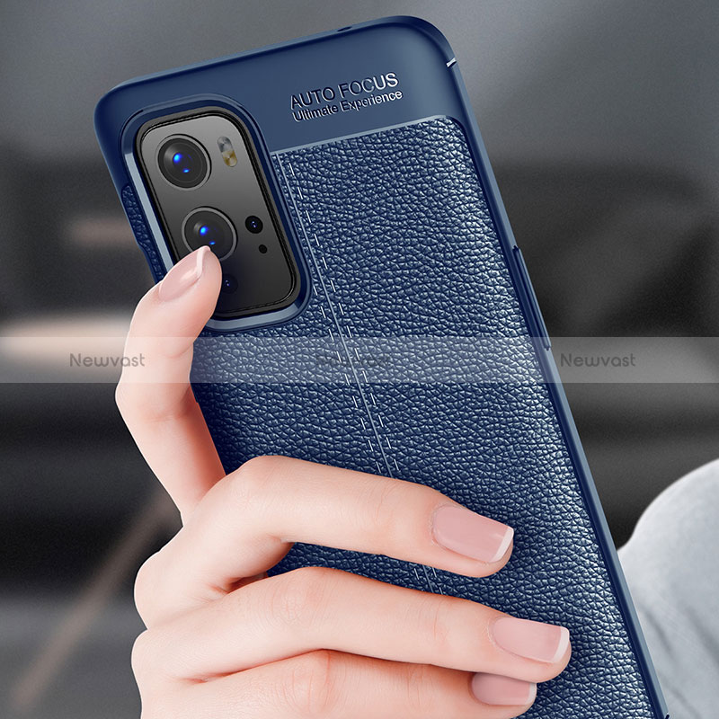 Soft Silicone Gel Leather Snap On Case Cover WL1 for OnePlus 9 Pro 5G