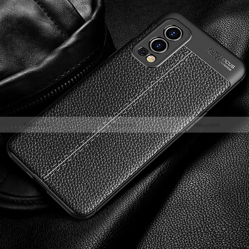 Soft Silicone Gel Leather Snap On Case Cover WL1 for OnePlus Nord 2 5G