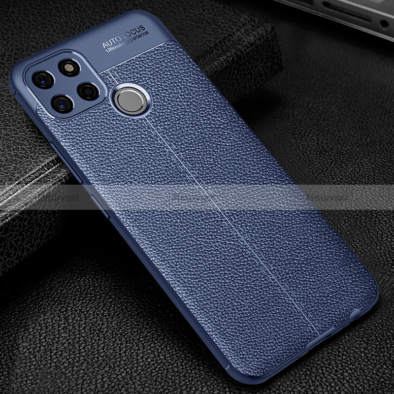 Soft Silicone Gel Leather Snap On Case Cover WL1 for Realme C12