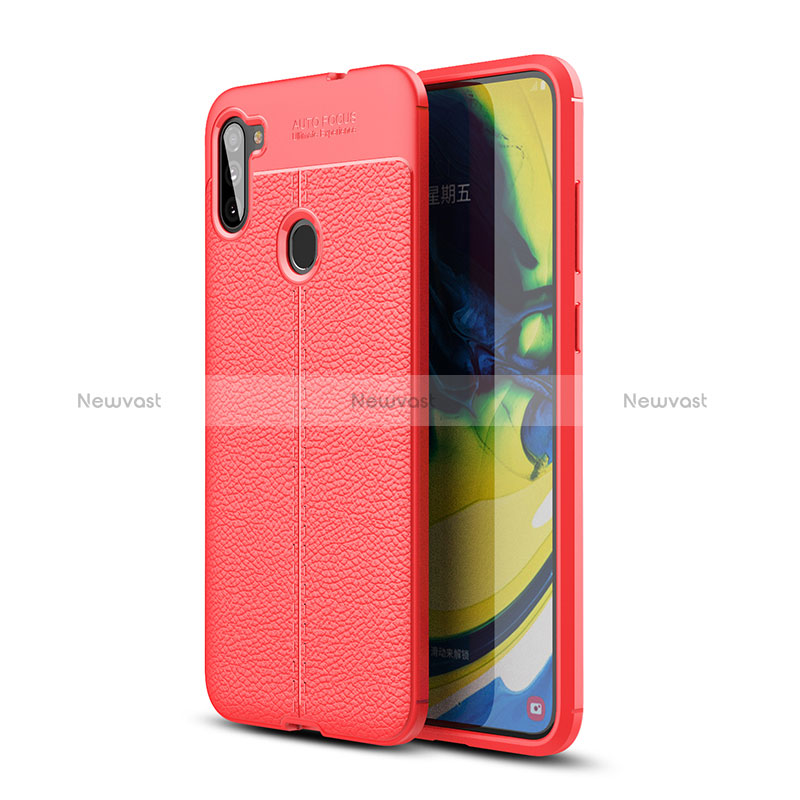 Soft Silicone Gel Leather Snap On Case Cover WL1 for Samsung Galaxy A11