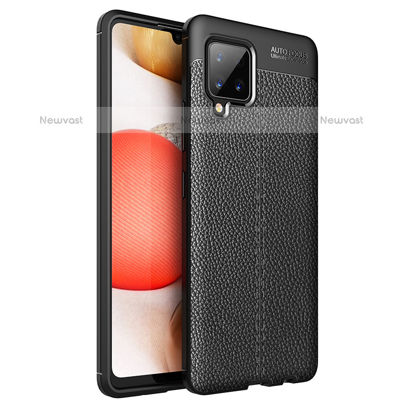 Soft Silicone Gel Leather Snap On Case Cover WL1 for Samsung Galaxy A42 5G