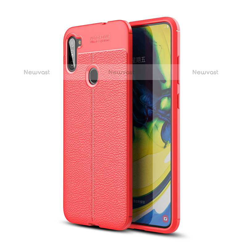 Soft Silicone Gel Leather Snap On Case Cover WL1 for Samsung Galaxy M11