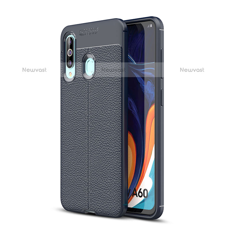 Soft Silicone Gel Leather Snap On Case Cover WL1 for Samsung Galaxy M40