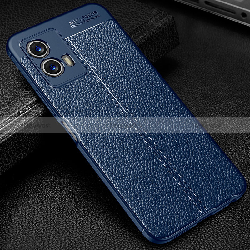 Soft Silicone Gel Leather Snap On Case Cover WL1 for Vivo iQOO U5 5G