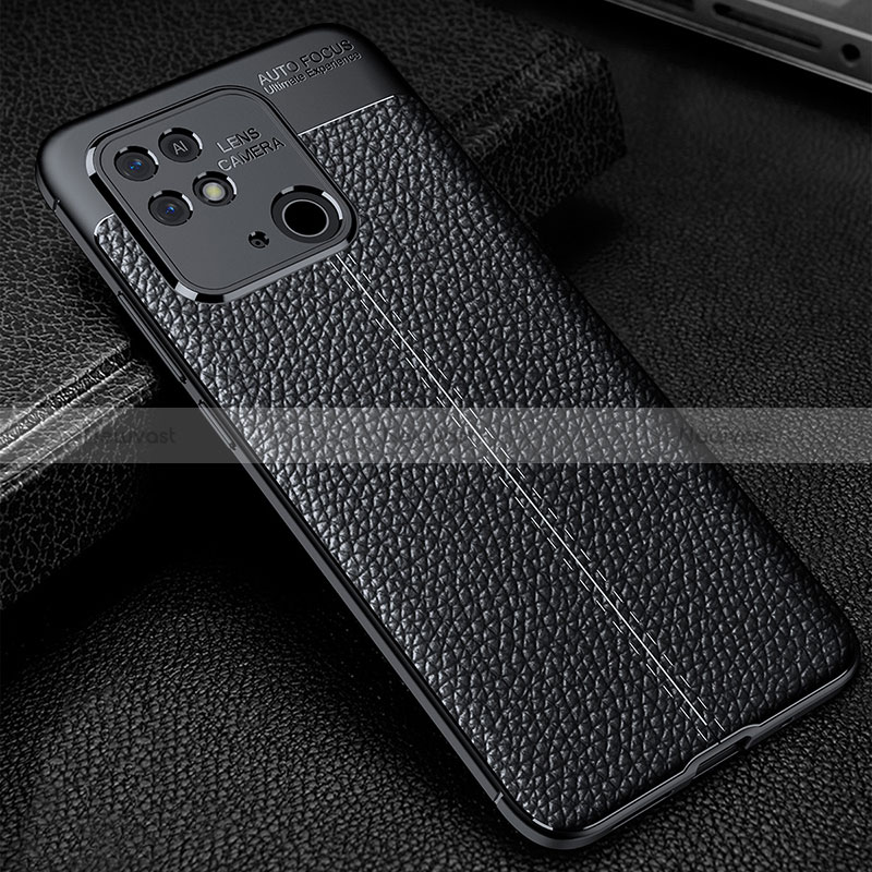 Soft Silicone Gel Leather Snap On Case Cover WL1 for Xiaomi Redmi 10 India