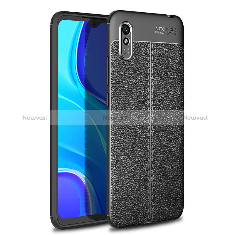 Soft Silicone Gel Leather Snap On Case Cover WL1 for Xiaomi Redmi 9A