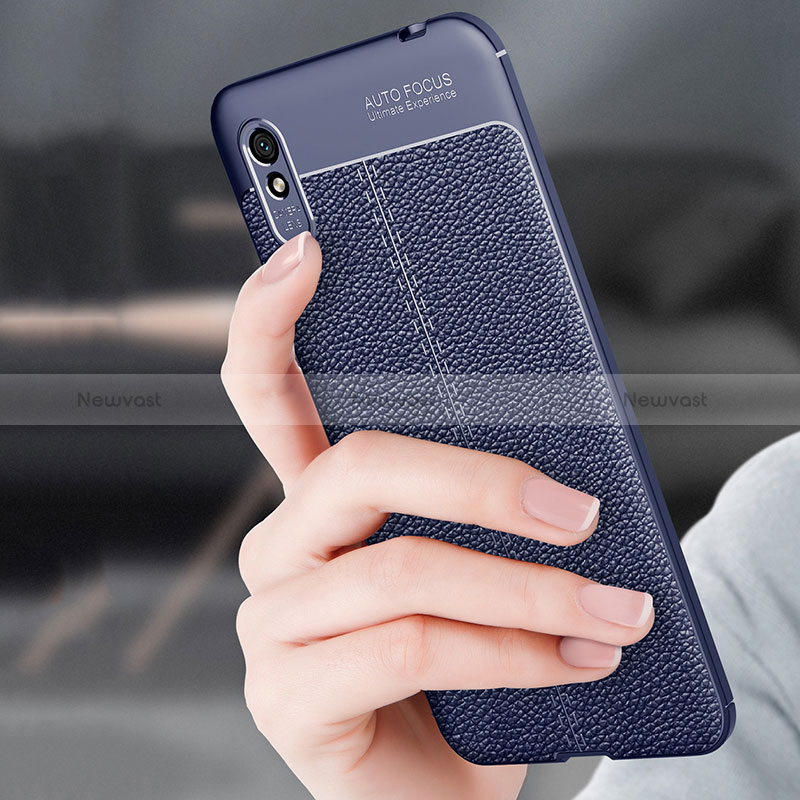 Soft Silicone Gel Leather Snap On Case Cover WL1 for Xiaomi Redmi 9AT