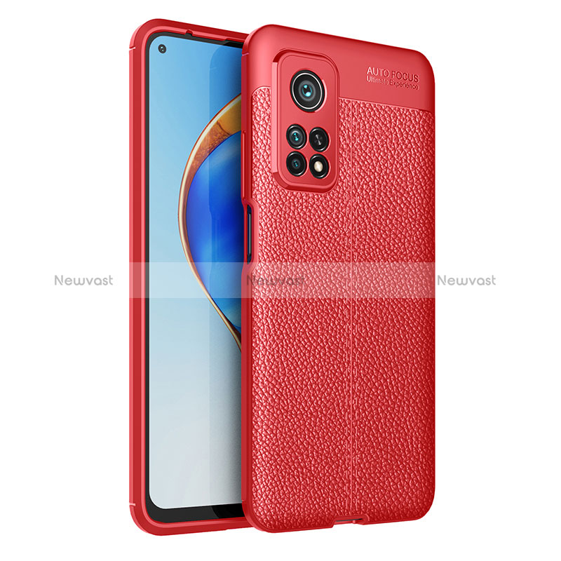 Soft Silicone Gel Leather Snap On Case Cover WL1 for Xiaomi Redmi K30S 5G Red