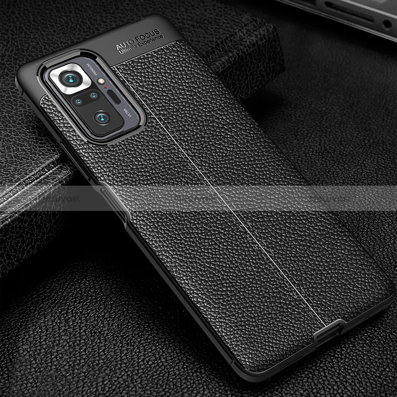 Soft Silicone Gel Leather Snap On Case Cover WL1 for Xiaomi Redmi Note 10 Pro 4G