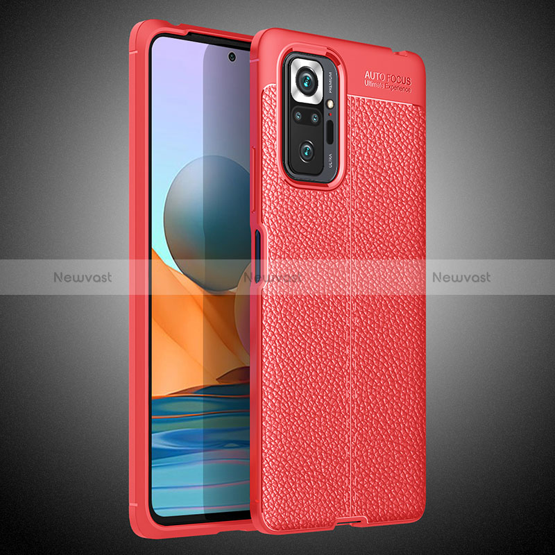 Soft Silicone Gel Leather Snap On Case Cover WL1 for Xiaomi Redmi Note 10 Pro 4G