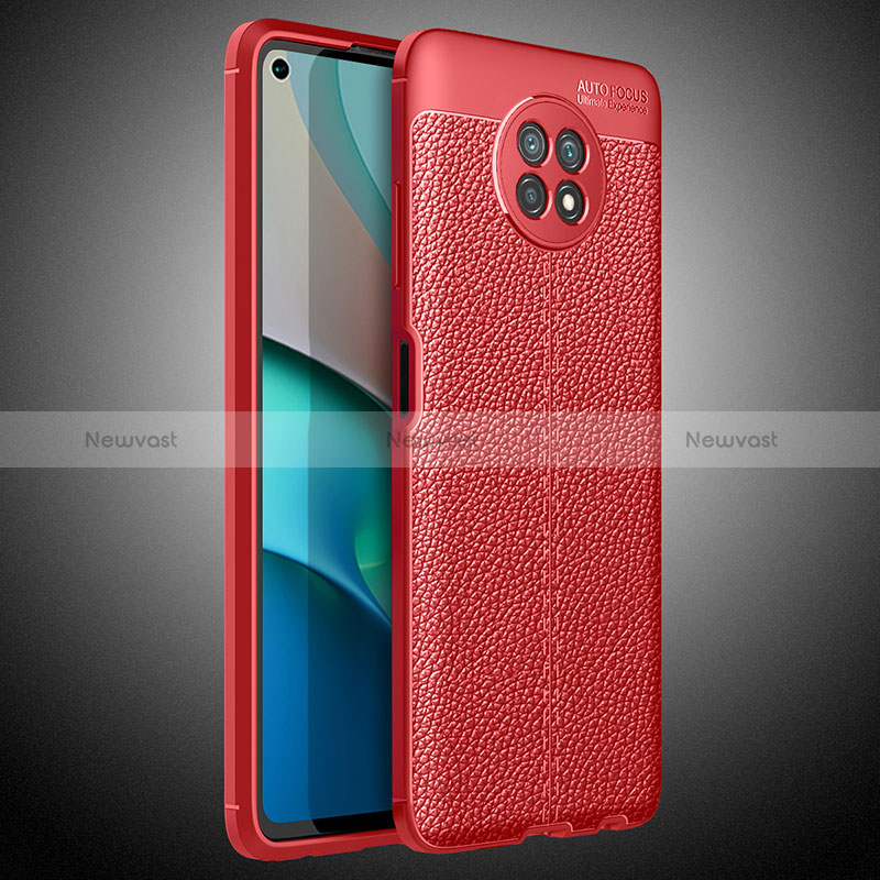 Soft Silicone Gel Leather Snap On Case Cover WL1 for Xiaomi Redmi Note 9 5G