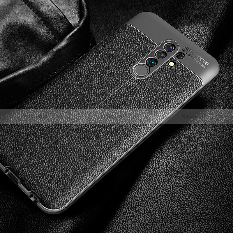 Soft Silicone Gel Leather Snap On Case Cover WL2 for Xiaomi Redmi 9 Prime India