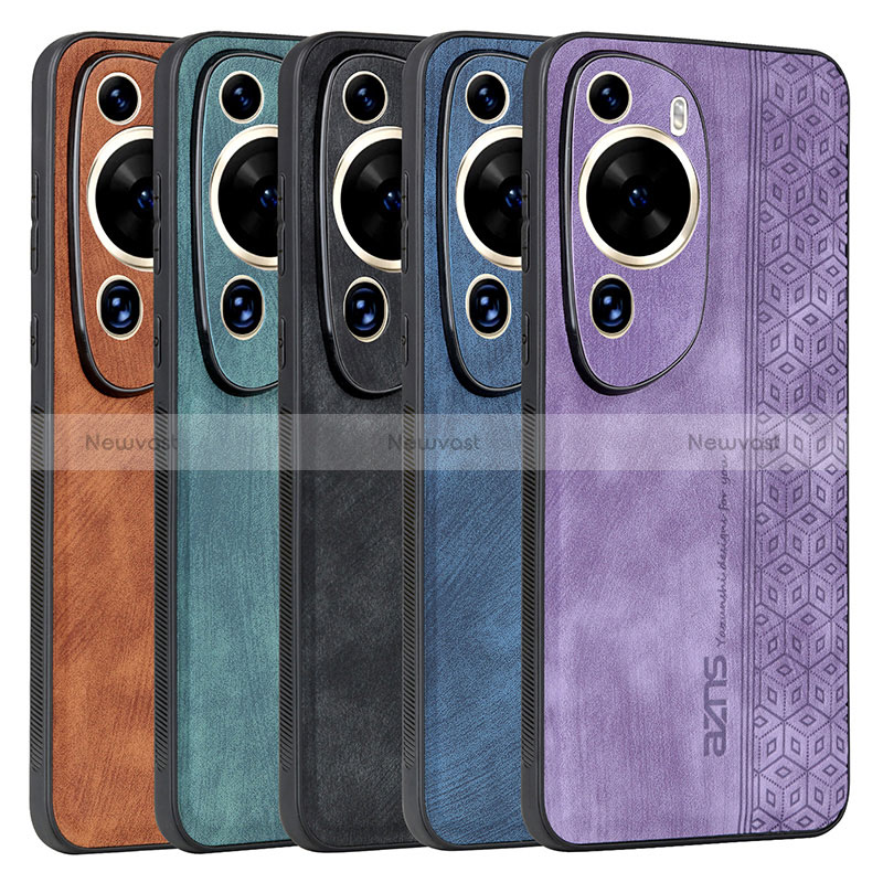 Soft Silicone Gel Leather Snap On Case Cover YZ1 for Huawei P60 Art