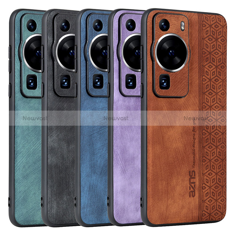 Soft Silicone Gel Leather Snap On Case Cover YZ1 for Huawei P60 Pro