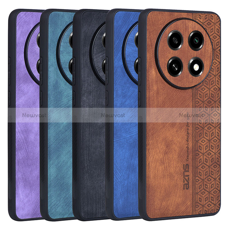 Soft Silicone Gel Leather Snap On Case Cover YZ1 for Oppo A2 Pro 5G