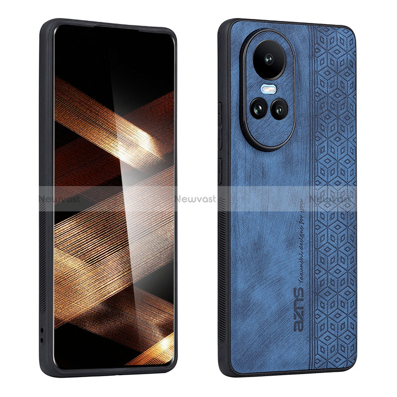 Soft Silicone Gel Leather Snap On Case Cover YZ1 for Oppo Reno10 5G