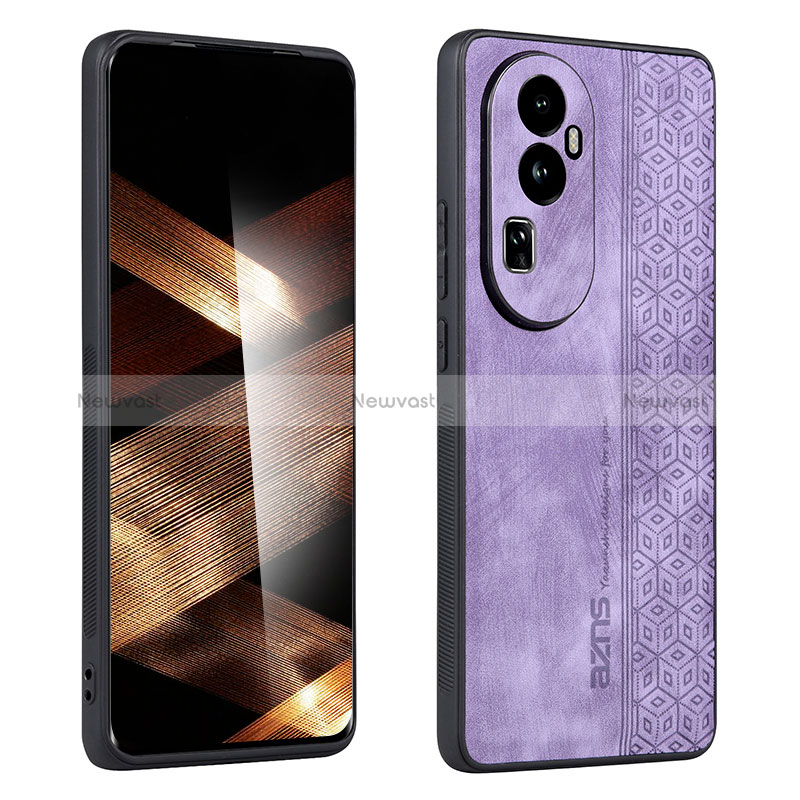 Soft Silicone Gel Leather Snap On Case Cover YZ1 for Oppo Reno10 Pro+ Plus 5G