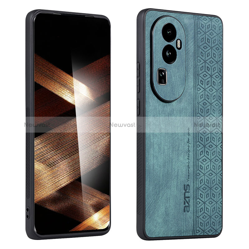 Soft Silicone Gel Leather Snap On Case Cover YZ1 for Oppo Reno10 Pro+ Plus 5G