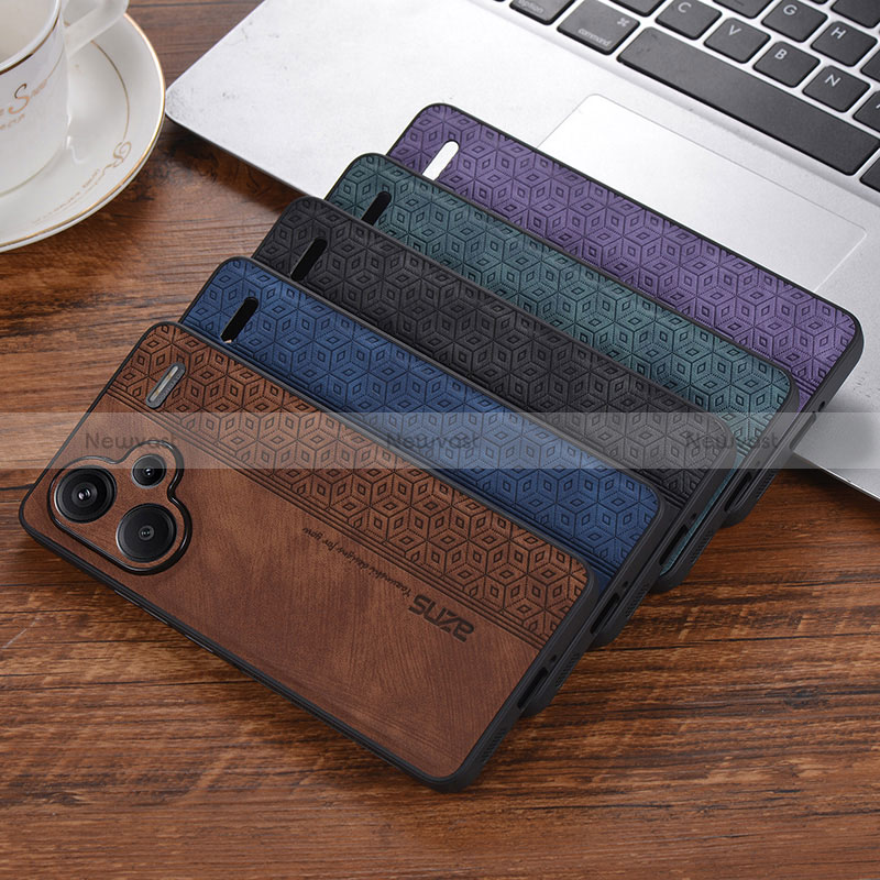 Soft Silicone Gel Leather Snap On Case Cover YZ1 for Xiaomi Redmi Note 13 Pro+ Plus 5G