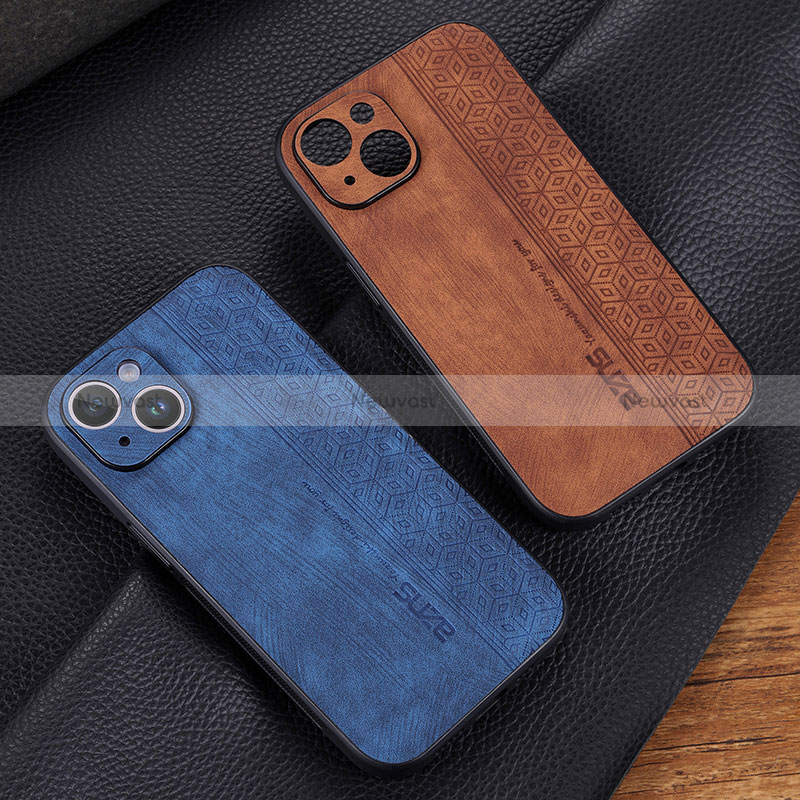 Soft Silicone Gel Leather Snap On Case Cover YZ2 for Apple iPhone 15 Pro