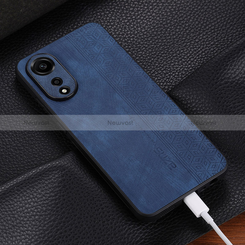 Soft Silicone Gel Leather Snap On Case Cover YZ2 for Oppo A78 4G