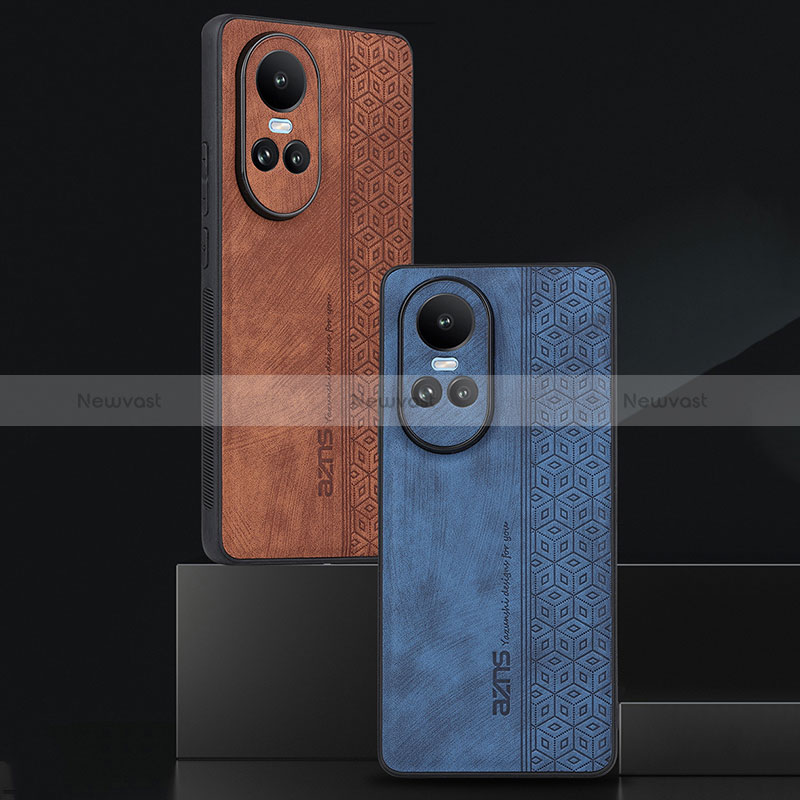 Soft Silicone Gel Leather Snap On Case Cover YZ2 for Oppo Reno10 5G