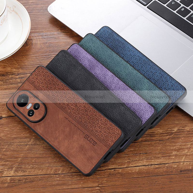 Soft Silicone Gel Leather Snap On Case Cover YZ2 for Oppo Reno10 5G