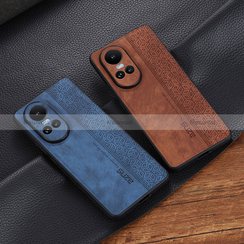 Soft Silicone Gel Leather Snap On Case Cover YZ2 for Oppo Reno10 5G