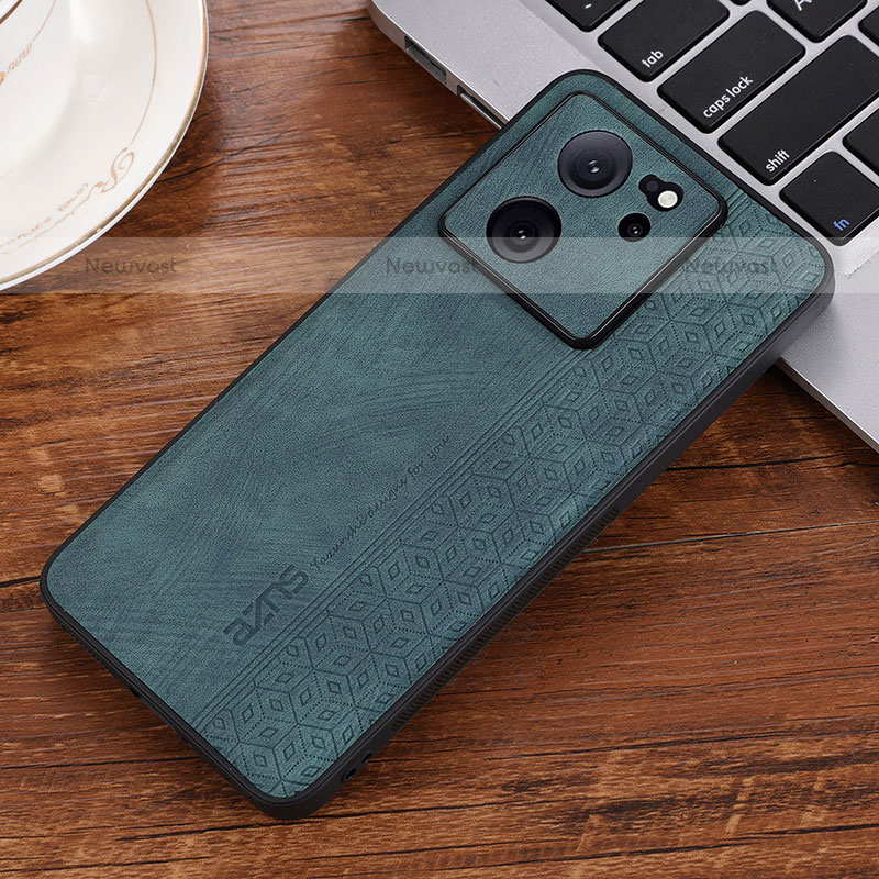 Soft Silicone Gel Leather Snap On Case Cover YZ2 for Xiaomi Redmi K60 Ultra 5G Green